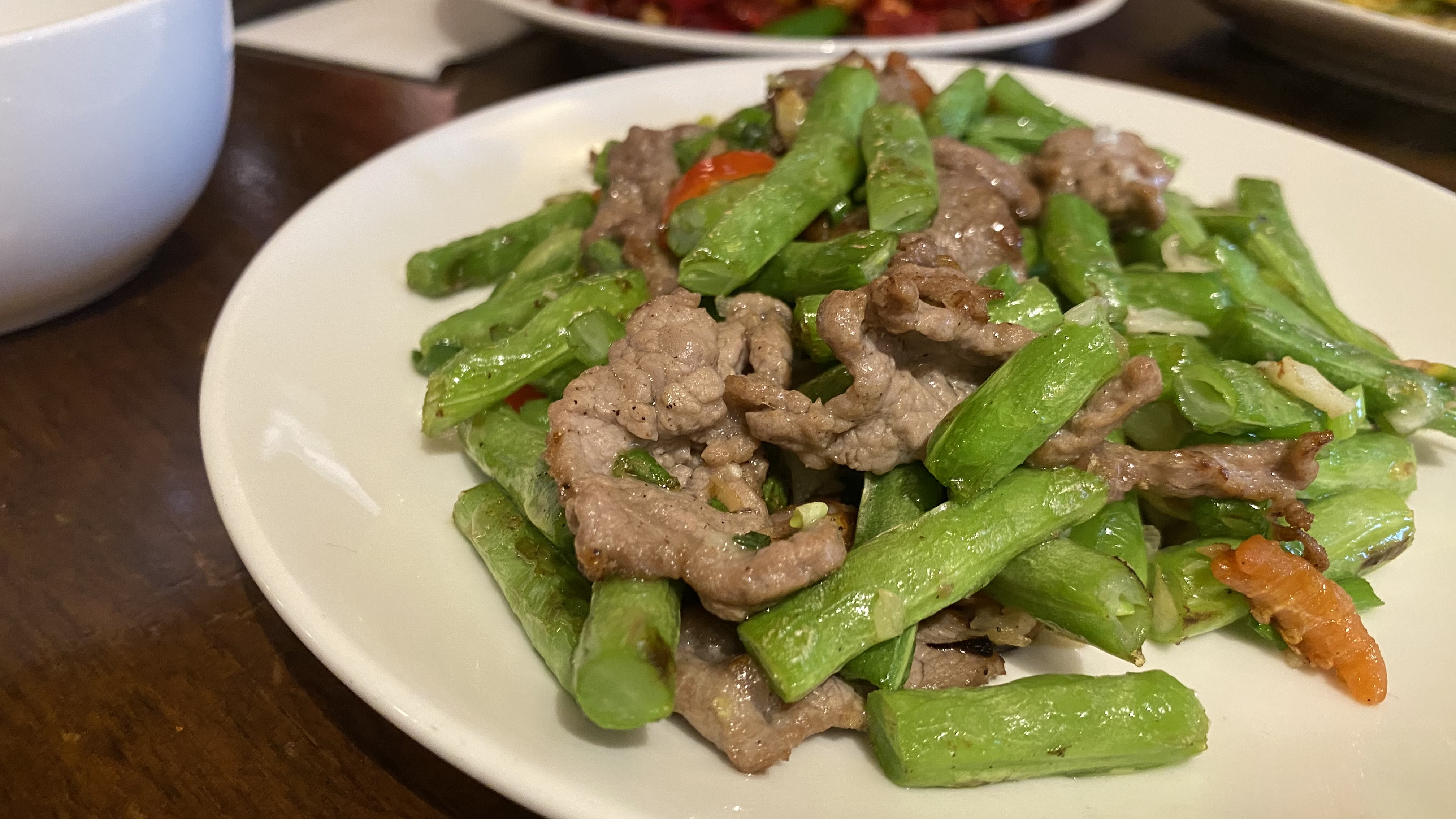 四季豆炒牛肉